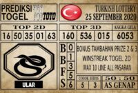 Prediksi Turkish Lottery Hari ini 25 September 2020 Prediksi Turkish Lottery Hari ini 25 September 2020