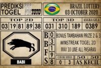 Prediksi Brazil Lottery Hari Ini 04 Oktober 2020