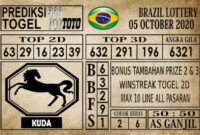 Prediksi Brazil Lottery Hari Ini 05 Oktober 2020