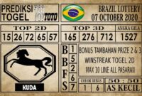 Prediksi Brazil Lottery Hari Ini 07 Oktober 2020