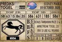 Prediksi Sydney Pools Hari Ini 10 Oktober 2020