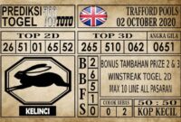 Prediksi Trafford Pools Hari Ini 02 Oktober 2020