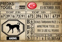Prediksi Turkish Lottery Hari Ini 16 Oktober 2020