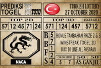 Prediksi Turkish Lottery Hari Ini 27 Oktober 2020 Prediksi Turkish Lottery Hari Ini 27 Oktober 2020