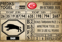 Prediksi Turkish Lottery Hari Ini 09 Oktober 2020