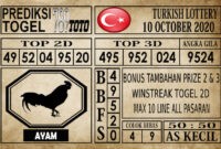 Prediksi Turkish Lottery Hari Ini 10 Oktober 2020