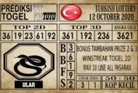 Prediksi Turkish Lottery Hari Ini 12 Oktober 2020