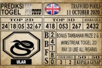 Prediksi Trafford Pools Hari Ini 11 Oktober 2020