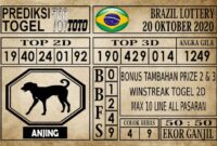 Prediksi Brazil Lottery Hari Ini 20 Oktober 2020 Prediksi Brazil Lottery Hari Ini 20 Oktober 2020
