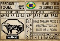 Prediksi Brazil Lottery Hari Ini 23 Oktober 2020 Prediksi Brazil Lottery Hari Ini 23 Oktober 2020