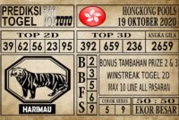 Prediksi Hongkong Pools Hari Ini 19 Oktober 2020 Prediksi Hongkong Pools Hari Ini 19 Oktober 2020