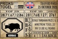 Prediksi Trafford Pools Hari Ini 25 Oktober 2020