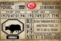 Prediksi Turkish Lottery Hari ini 23 Oktober 2020 Prediksi Turkish Lottery Hari ini 23 Oktober 2020