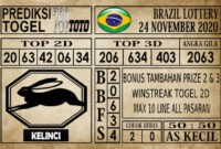 Prediksi Brazil Lottery Hari Ini 24 November 2020
