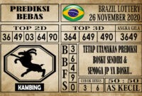 Prediksi Brazil Lottery Hari Ini 26 November 2020 terupdate selalu dihadirkan sebagai pertimbangan untuk pecinta togel online dalam meracik angka unggulan