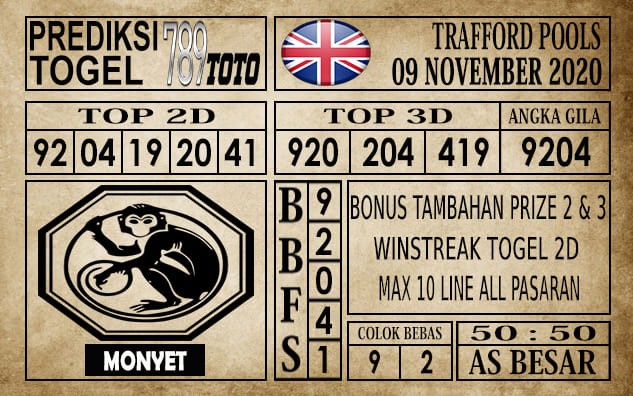 Prediksi Trafford Pools Hari Ini 09 November 2020