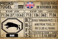 Prediksi Trafford Pools Hari Ini 08 November 2020 Prediksi Trafford Pools Hari Ini 08 November 2020