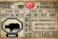 Prediksi Turkish Lottery Hari Ini 20 November 2020