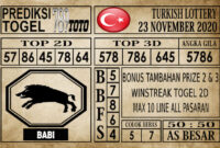 Prediksi Turkish Lottery Hari Ini 23 November 2020