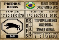 Prediksi Brazil Lottery Hari Ini 30 November 2020
