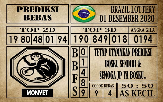 Prediksi Brazil Lottery Hari Ini 01 Desember 2020