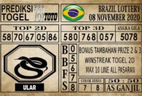 Prediksi Brazil Lottery Hari Ini 08 November 2020 Prediksi Brazil Lottery Hari Ini 08 November 2020