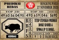 Prediksi Hongkong Pools Hari Ini 27 November 2020 Prediksi Hongkong Pools Hari Ini 27 November 2020