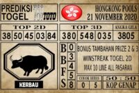 Prediksi Hongkong Pools Hari Ini 21 November 2020 Prediksi Hongkong Pools Hari Ini 21 November 2020