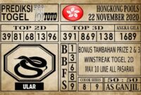 Prediksi Hongkong Pools Hari Ini 22 November 2020 Prediksi Hongkong Pools Hari Ini 22 November 2020