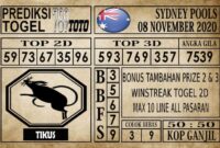 Prediksi Sydney Pools Hari ini 08 November 2020