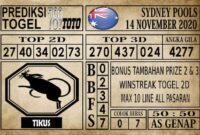 Prediksi Sydney Pools Hari ini 14 November 2020 Prediksi Sydney Pools Hari ini 14 November 2020