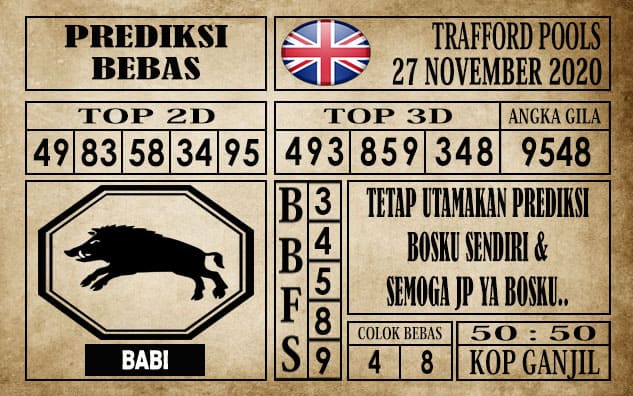 Prediksi Trafford Pools Hari Ini 27 November 2020