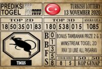 Prediksi Turkish Lottery Hari ini 13 November 2020