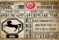 Prediksi Turkish Lottery Hari ini 04 November 2020 Prediksi Turkish Lottery Hari ini 04 November 2020