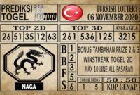 Prediksi Turkish Lottery Hari ini 06 November 2020 Prediksi Turkish Lottery Hari ini 06 November 2020