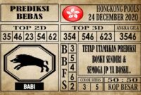Prediksi Hongkong Pools Hari Ini 24 Desember 2020 Prediksi Hongkong Pools Hari Ini 24 Desember 2020