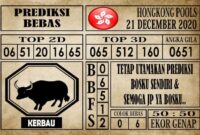 Prediksi Hongkong Pools Hari Ini 21 Desember 2020 Prediksi Hongkong Pools Hari Ini 21 Desember 2020