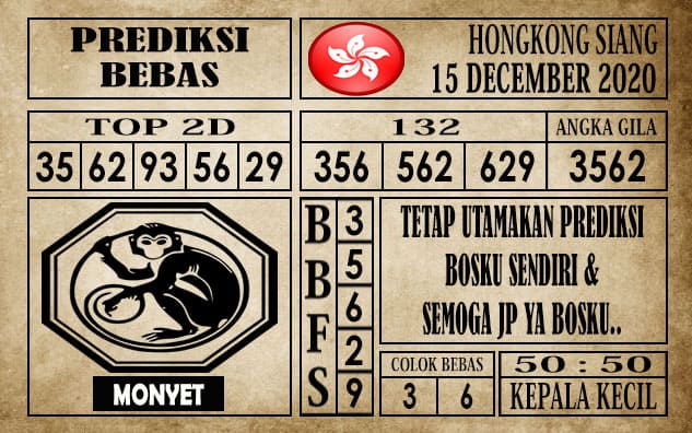Prediksi Hongkong Siang Hari Ini 15 Desember 2020