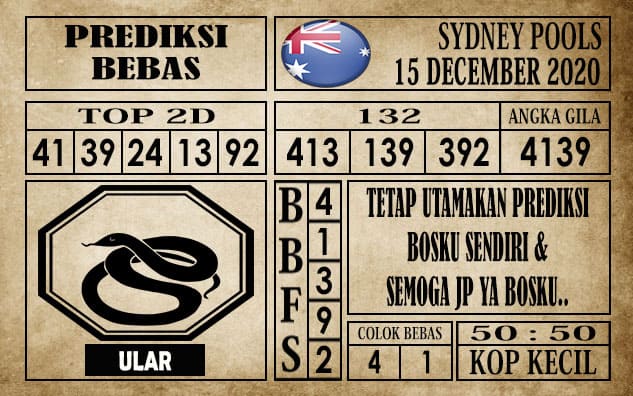 Prediksi Sydney Pools Hari Ini 15 Desember 2020