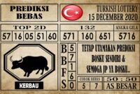 Prediksi Turkish Lottery Hari Ini 15 Desember 2020
