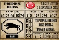 Prediksi Turkish Lottery Hari Ini 11 Desember 2020