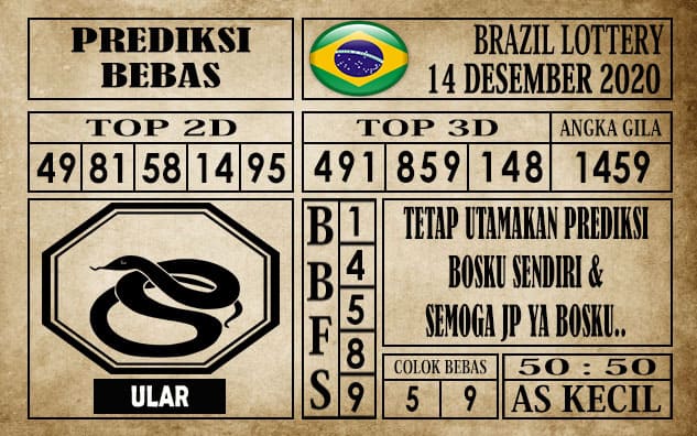 Prediksi Brazil Lottery Hari Ini 14 Desember 2020
