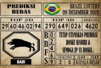 Prediksi Brazil Lottery Hari Ini 09 Desember 2020
