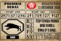 Prediksi Hongkong Pools Hari Ini 15 Desember 2020 Prediksi Hongkong Pools Hari Ini 15 Desember 2020