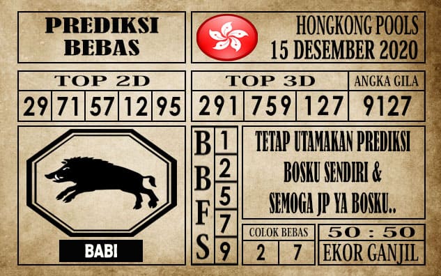 Prediksi Hongkong Pools Hari Ini 15 Desember 2020