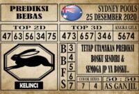 Prediksi Sydney Pools Hari ini 25 Desember 2020 Prediksi Sydney Pools Hari ini 25 Desember 2020