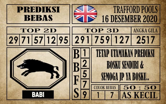 Prediksi Trafford Pools Hari Ini 16 Desember 2020