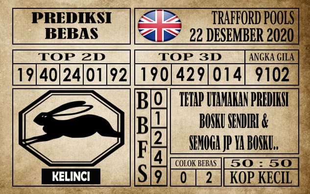 Prediksi Trafford Pools Hari Ini 22 Desember 2020