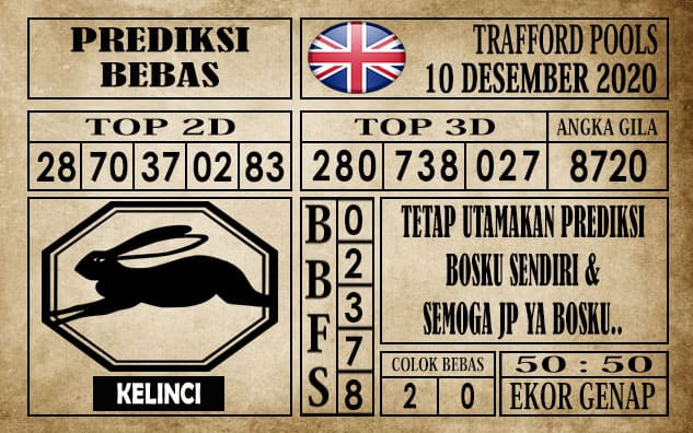 Prediksi Trafford Pools Hari Ini 10 Desember 2020