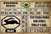 Prediksi Brazil Lottery Hari Ini 26 Januari 2021 Prediksi Brazil Lottery Hari Ini 26 Januari 2021
